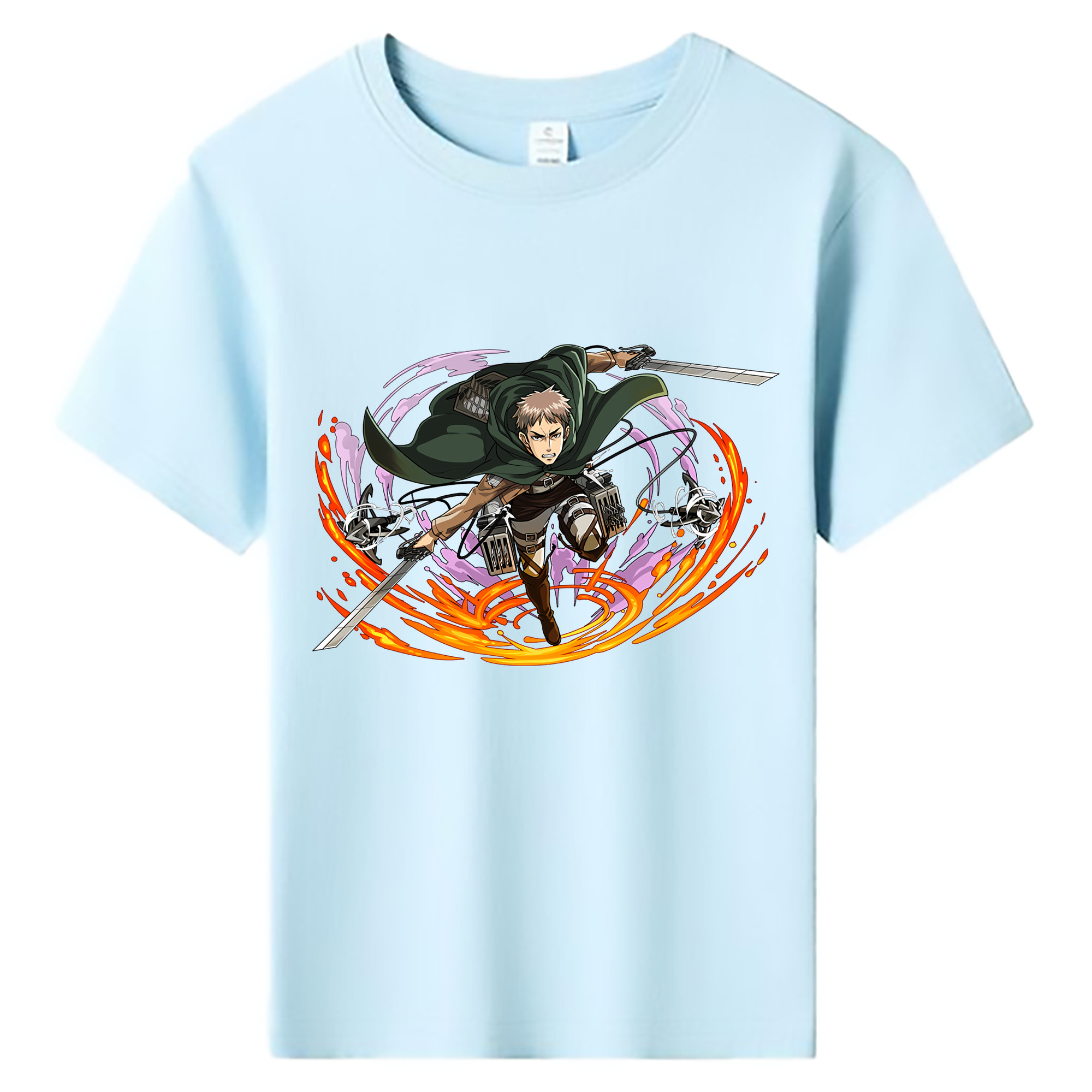 （画像用） 進撃の巨人 ジャン・キルシュタイン Attack on Titan Jean Kirstein 綿100％キッズTシャツ（フロントプリント）